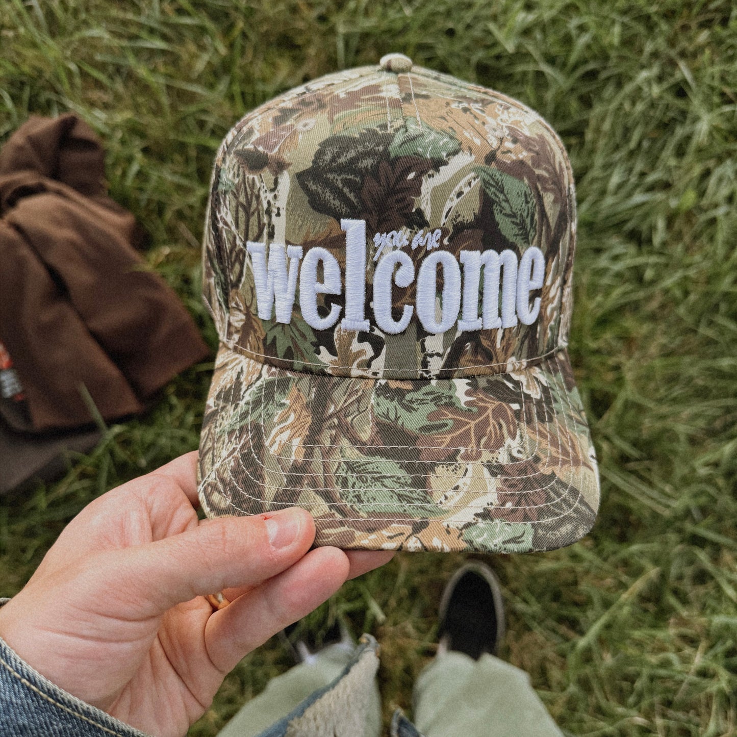 WELCOME Camo Hat